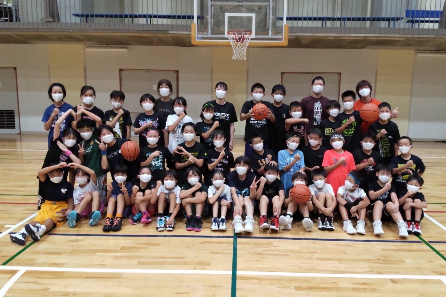 相生ミニバスケットボール教室【贈呈】